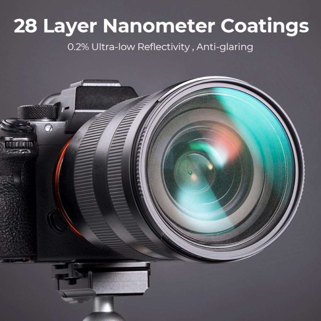 K&F Concept 82mm Black Mist Filter 1/4 Multi-layer Coated Nano-X Series KF01.1484 - 4